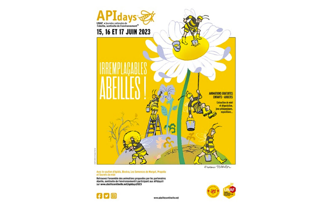 APIDAYS® : « Irremplaçables abeilles ! » du 15 au 17 juin 2023