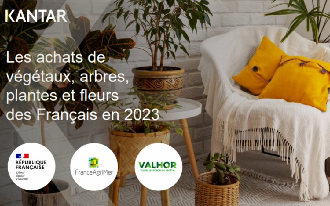 Les achats de végétaux, arbres, plantes et fleurs des Français en 2023